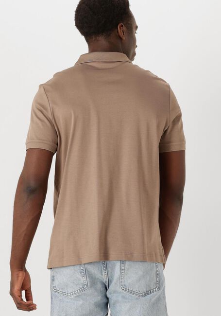 CALVIN KLEIN Polo LIQUID TOUCH WELT ZIP POLO en marron - large