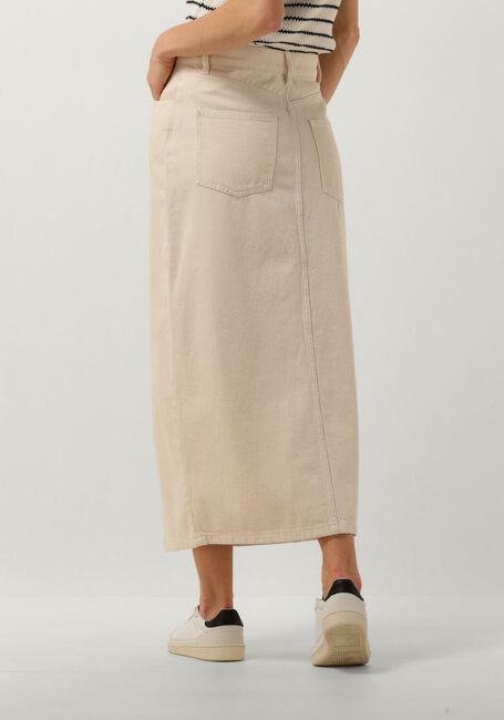 BY-BAR Jupe midi ELBA TWILL SKIRT Écru - large