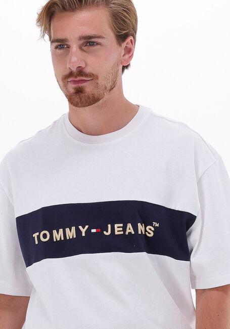 Gebroken wit TOMMY JEANS T-shirt TJM PRINTED ARCHIVE TEE - large