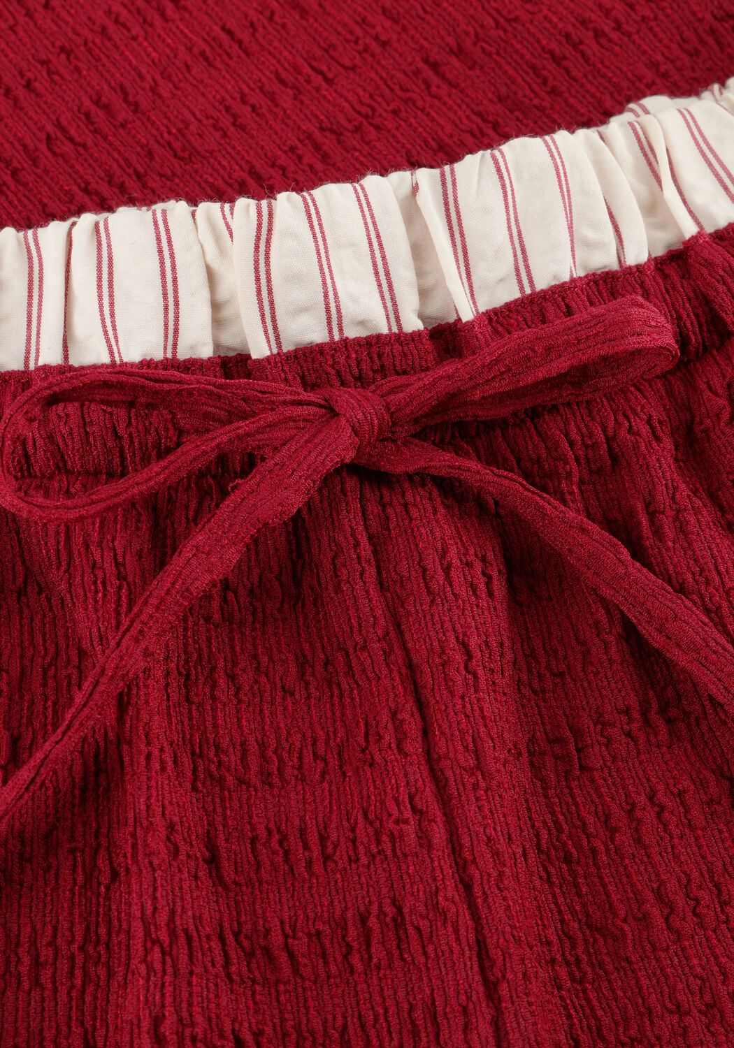 Bordeaux REFINED DEPARTMENT Wijde broek MARA PANTS - large