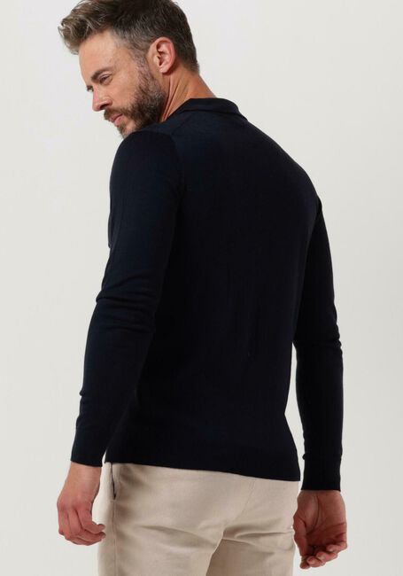 PROFUOMO Polo POLO LONGSLEEVE Bleu foncé - large