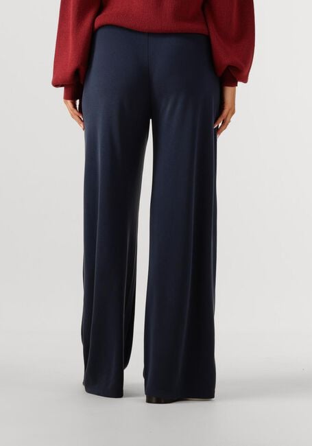 Donkerblauwe MSCH COPENHAGEN Wijde broek MSCHJAZLYN LYNETTE PANTS - large