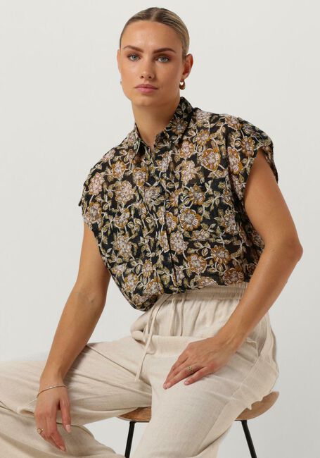 Donkergroene CIRCLE OF TRUST  LANA BLOUSE - large