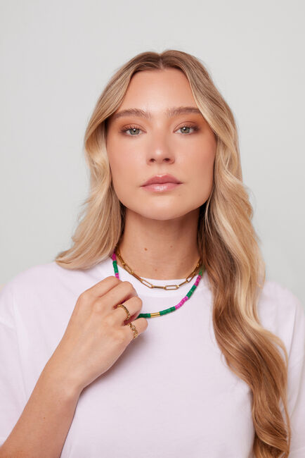 Roze NOTRE-V Sieraad OMSS23-024 - large