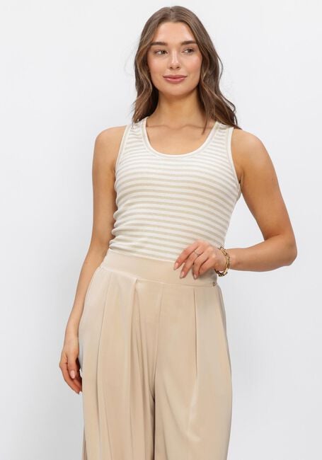 NUKUS Haut STEFFIE SINGLET LUREX Cr&egrave;me - large