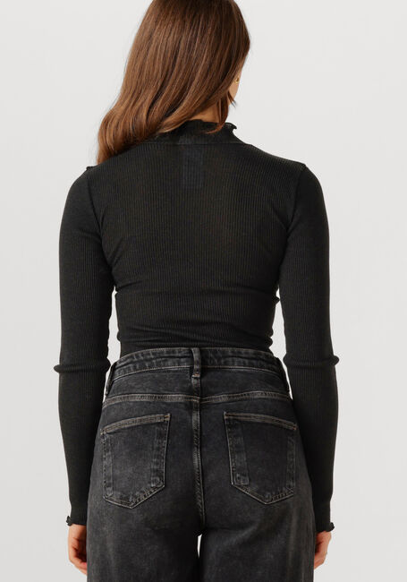 Zwarte ROSEMUNDE Top BOSTON TURTLENECK W/ LUREX - large