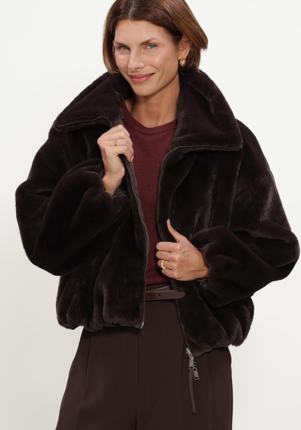 Bruine BEAUMONT Jassen MAXIE JACKET - large