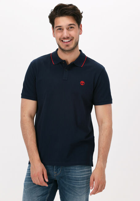 Donkerblauwe TIMBERLAND Polo SS MILLERS RIVER - large