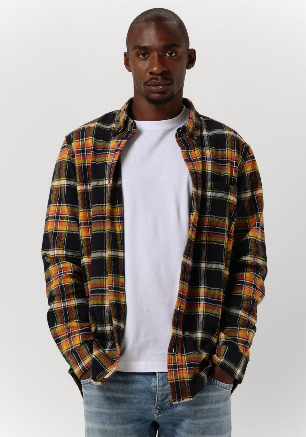 TIMBERLAND Chemise d contract FLANNEL PLAID SHIRT en noir Omoda
