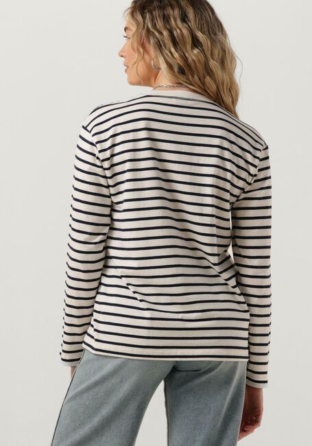 Blauwe ENVII Tops & T-shirts ENKULLA LS STRIPE 5310 - large