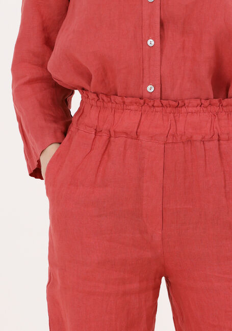 BY-BAR Pantalon ROBYN LINEN PANT en rouge - large