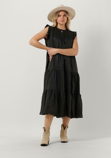 GREEK ARCHAIC KORI Robe midi 130431 en noir - large