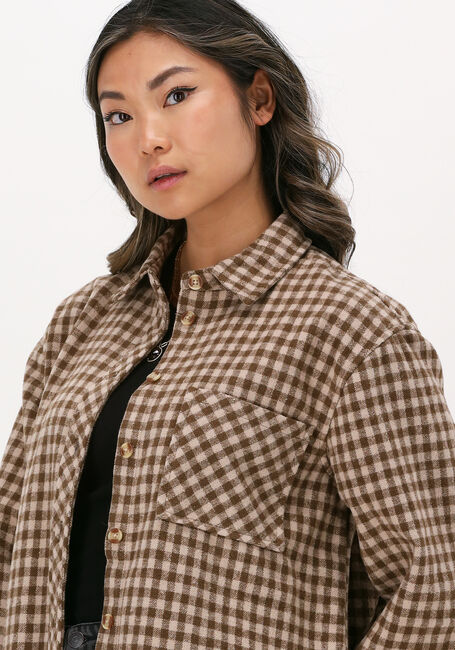OBJECT YOLA SHIRT Blouses en marron - large