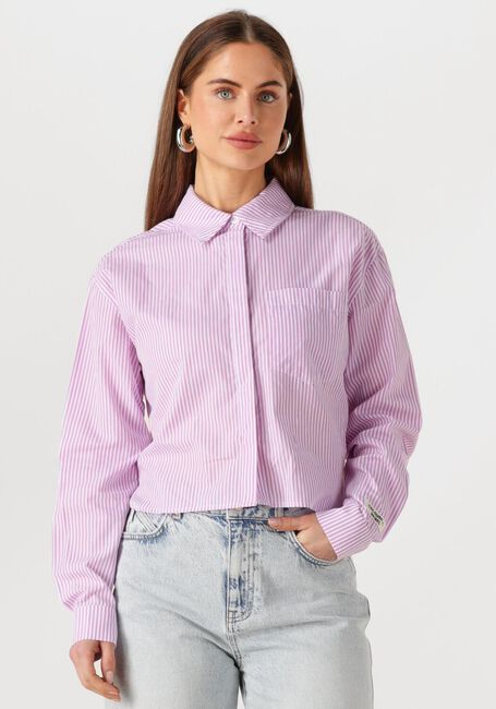 Roze COLOURFUL REBEL  ALIYA STRIPE BOXY BLOUSE - large