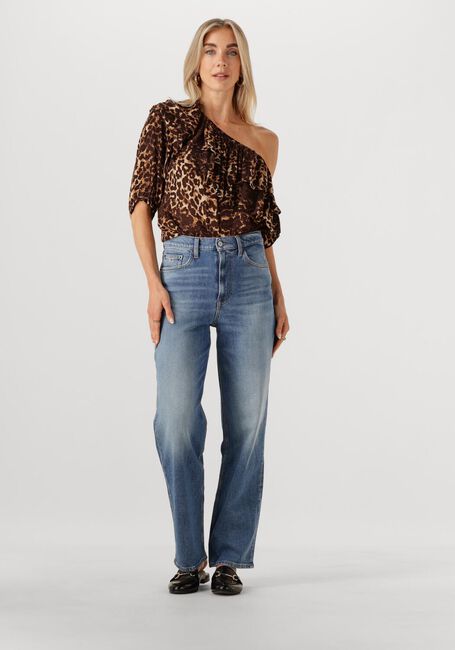 Blauwe TOMMY JEANS Straight leg jeans LAYLA HR SLIM STR BI0134 - large