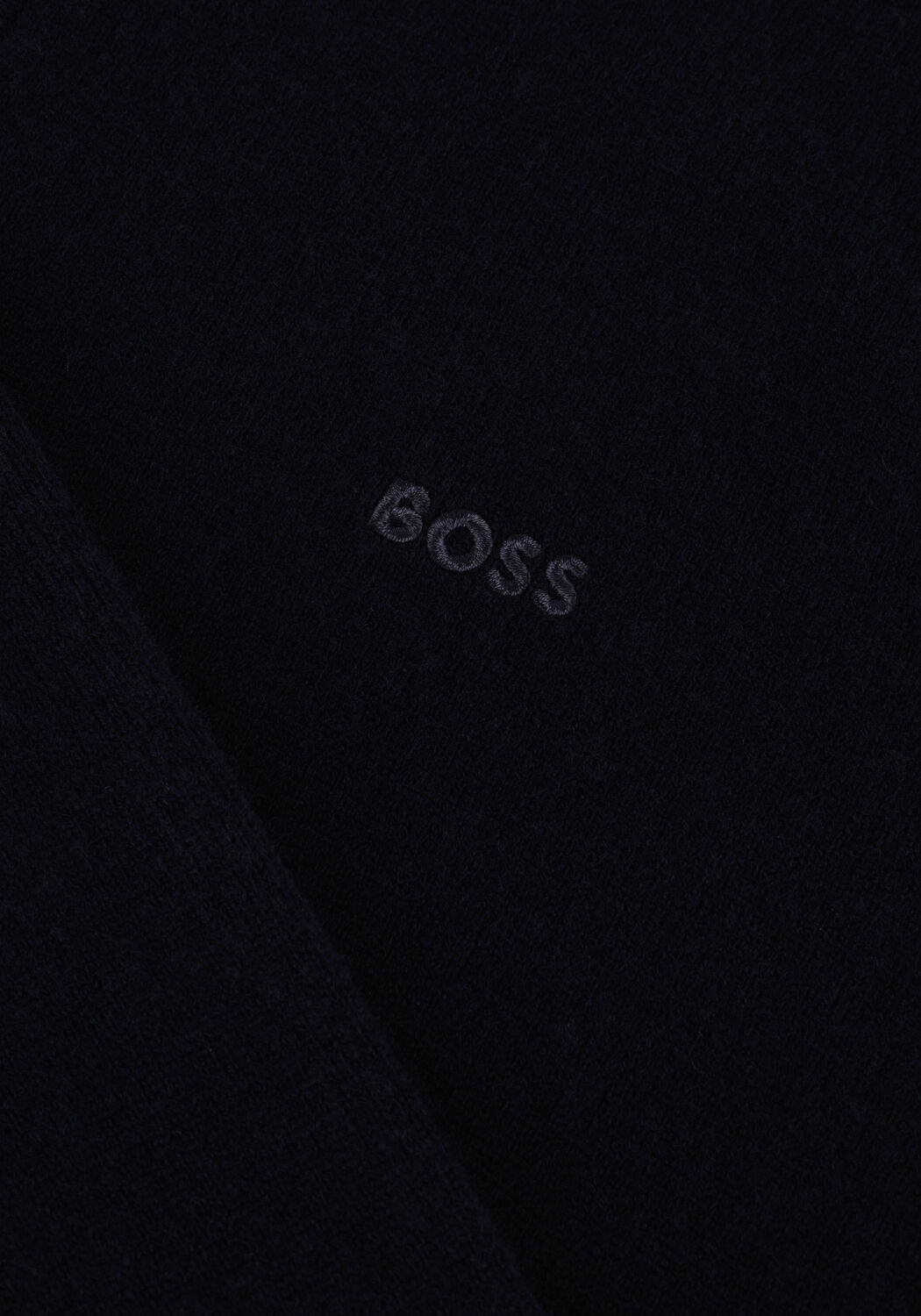 Donkerblauwe BOSS BLACK Trui EMARLO - large