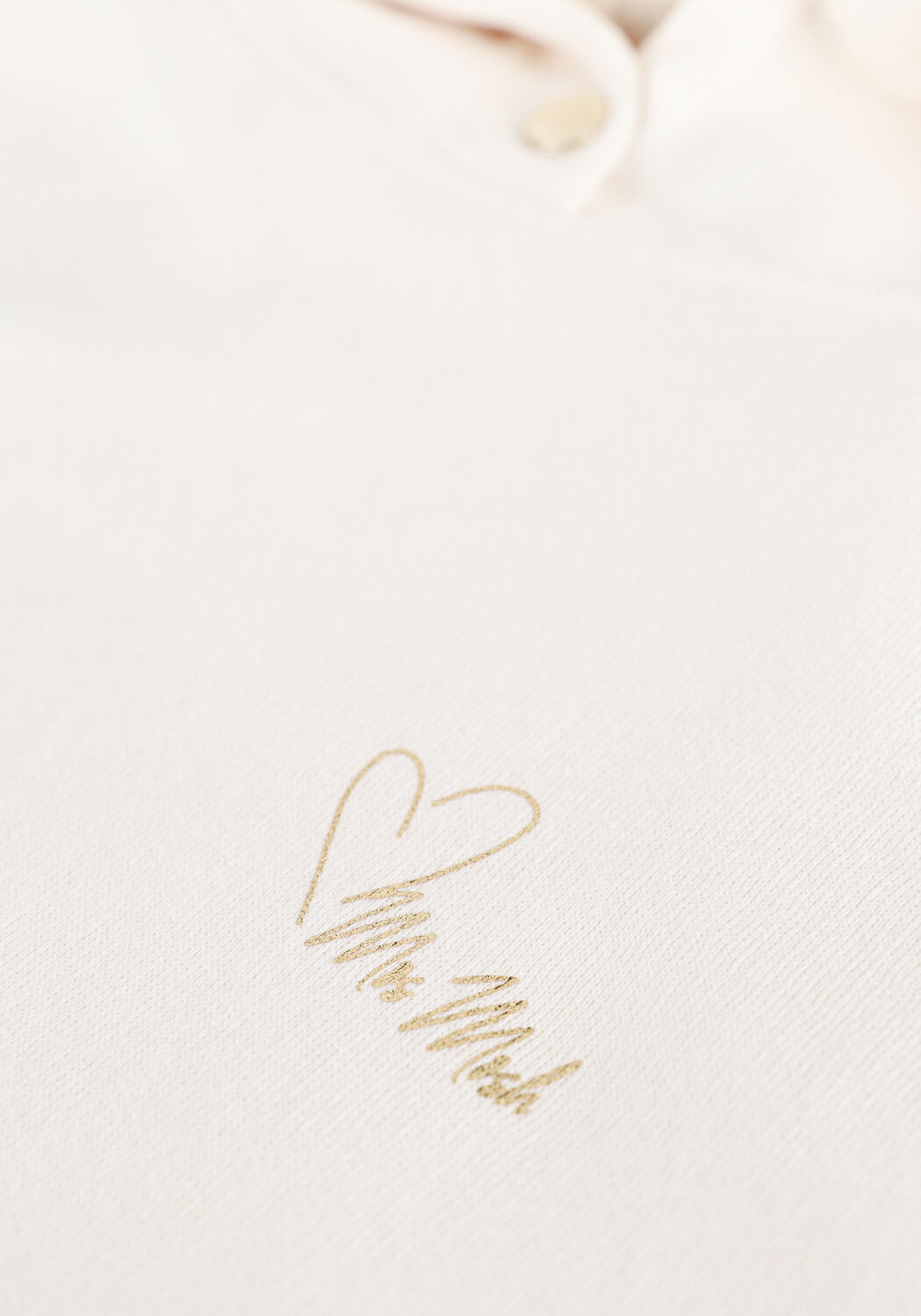 Ecru MOS MOSH Sweater KASH GLAM HOODIE SWEATSHIRT - large