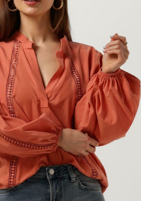 Oranje SUMMUM  TOP LACE ACCENT TENCEL/COTTON - large
