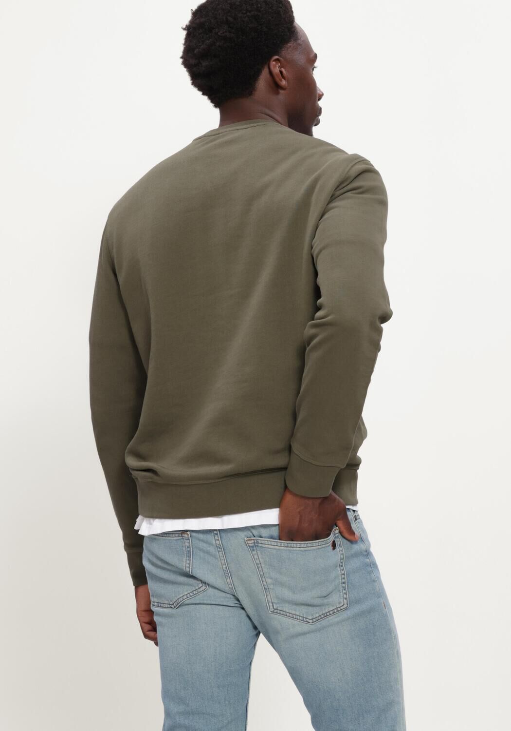 BOSS ORANGE Chandail WESTART Olive - large
