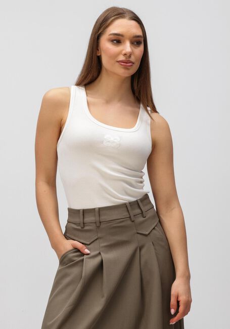 Gebroken wit CO'COUTURE Top GRANNY RIB SOLID EMB TANK - large