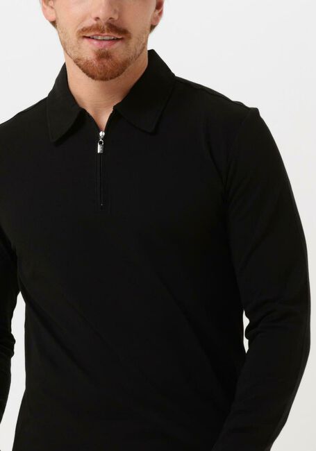 TIGER OF SWEDEN Polo LARON LS en noir - large
