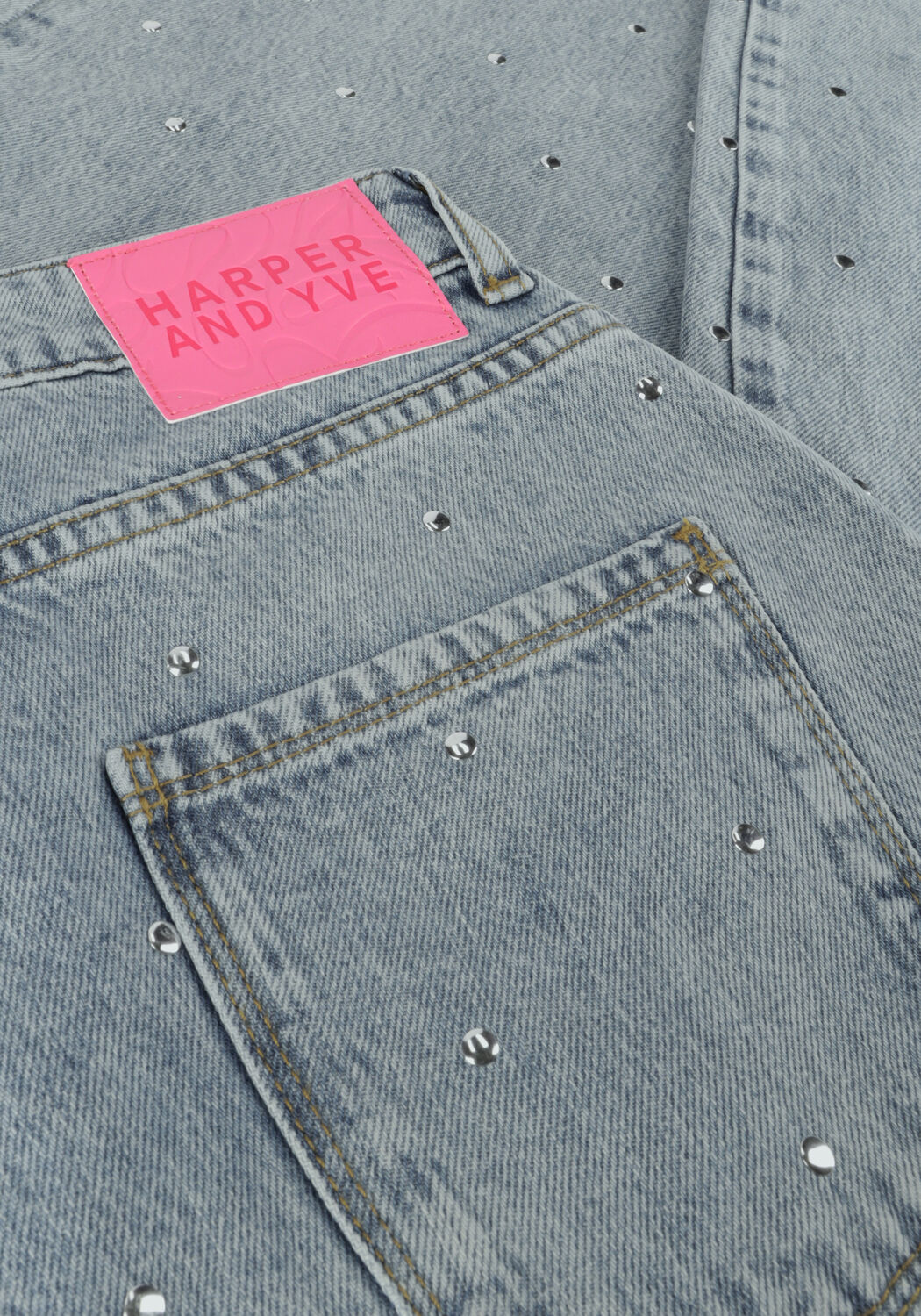 HARPER & YVE Wide jeans YVE-PA Bleu fonc&eacute; - large