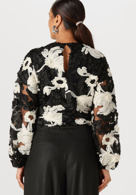 Zwarte CO'COUTURE  FLEURCC FLUFFY BLOUSE - large