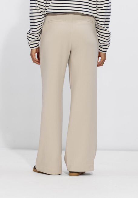 Beige MSCH COPENHAGEN Wijde broek MSCHMACY MICHELLE HW WIDE PANTS REGULAR - large