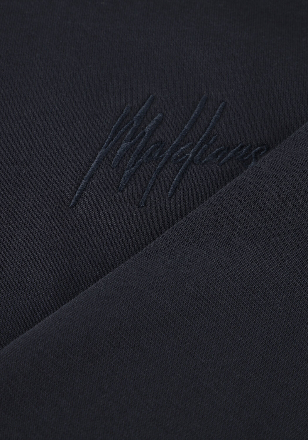 Donkerblauwe MALELIONS Trui TURTLE HALF ZIP SWEATER - large