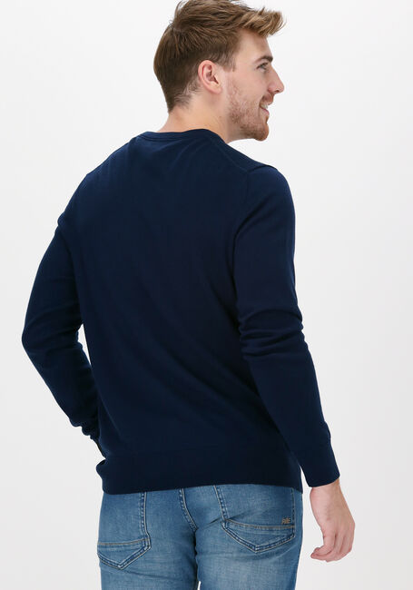 CALVIN KLEIN Pull SUPERIOR WOOL CREW NECK SWEATE en bleu - large