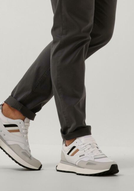 BOSS Baskets basses JONAH RUNN en blanc - large