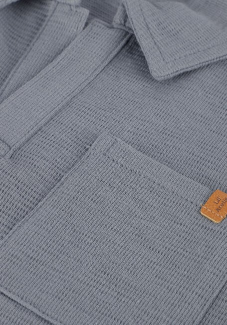 Blauwe LIL' ATELIER Polo NMMFALK SS LOOSE POLO TOP LIL - large