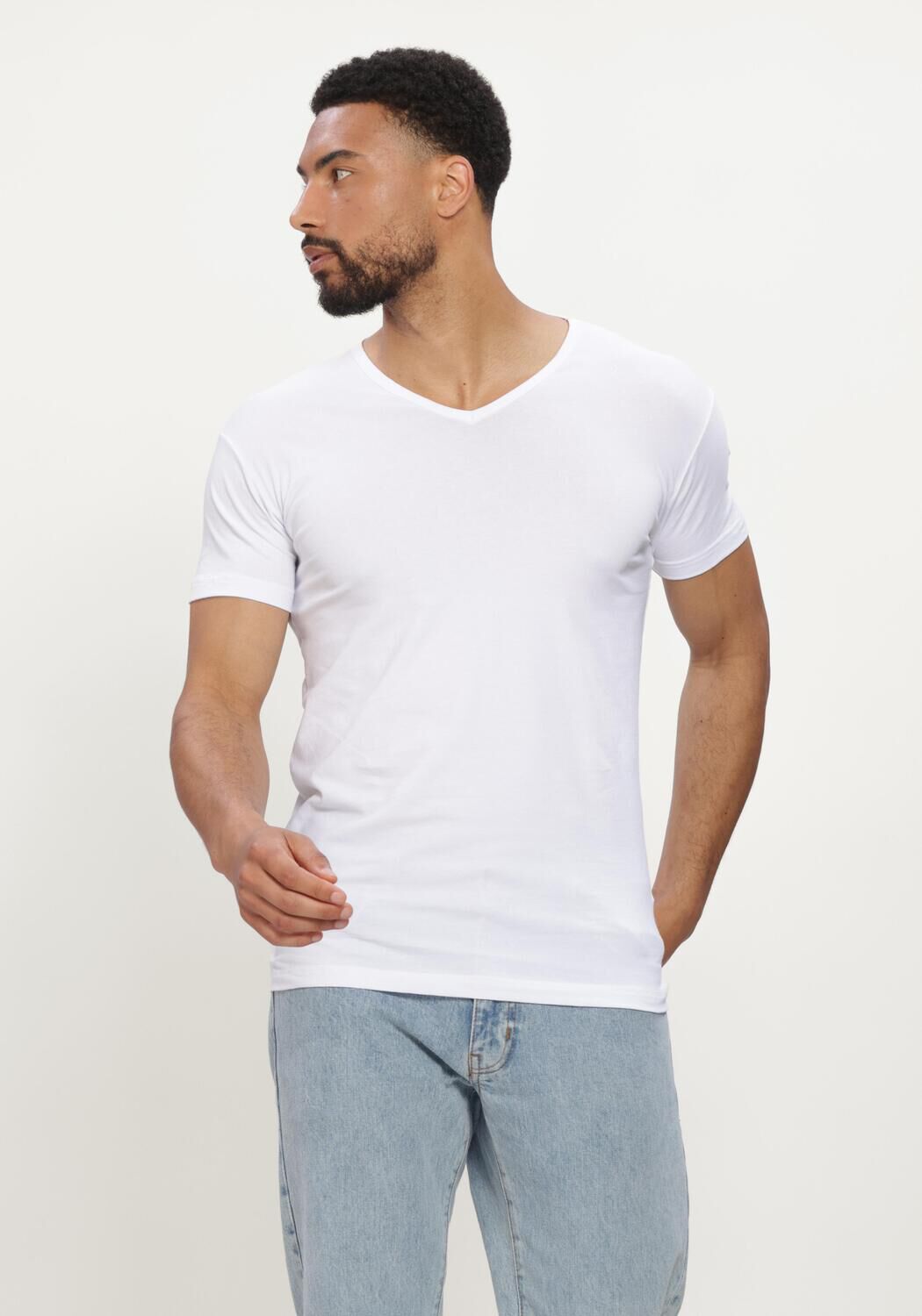 Alan Red T-shirt 6681 OKLAHOMA en blanc - large