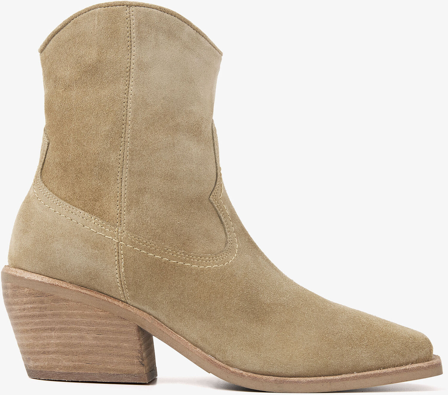 Beige VIA VAI Enkellaarsjes EVELINE CLARK Omoda
