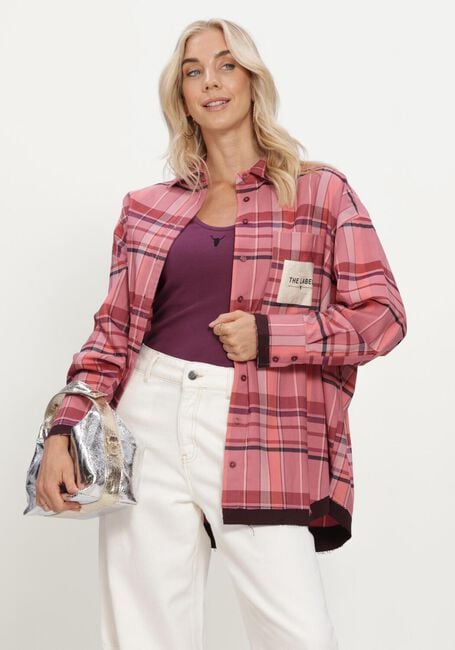 ALIX THE LABEL LADIES WOVEN CHECK BLOUSE Blouses en orange - large