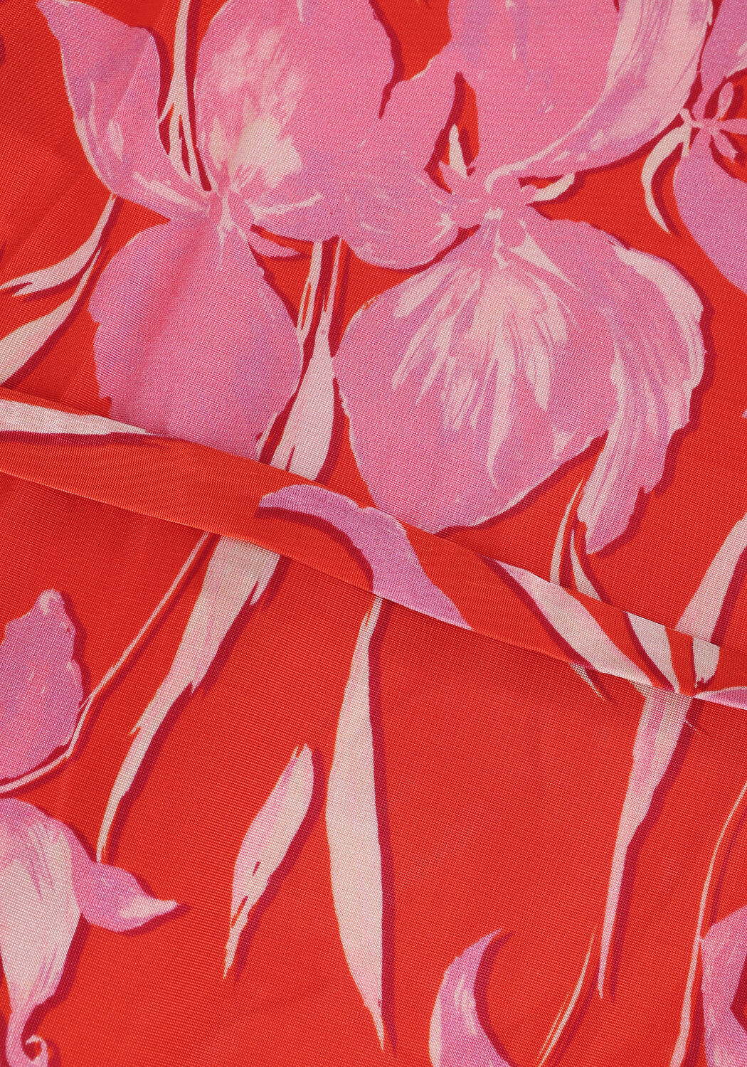 Rode ANA ALCAZAR Midi jurk DRESS BELT - large