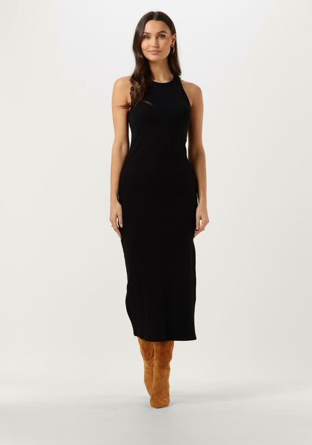 GESTUZ Robe midi DREWGZ SL LONG DRESS NOOS en noir - large