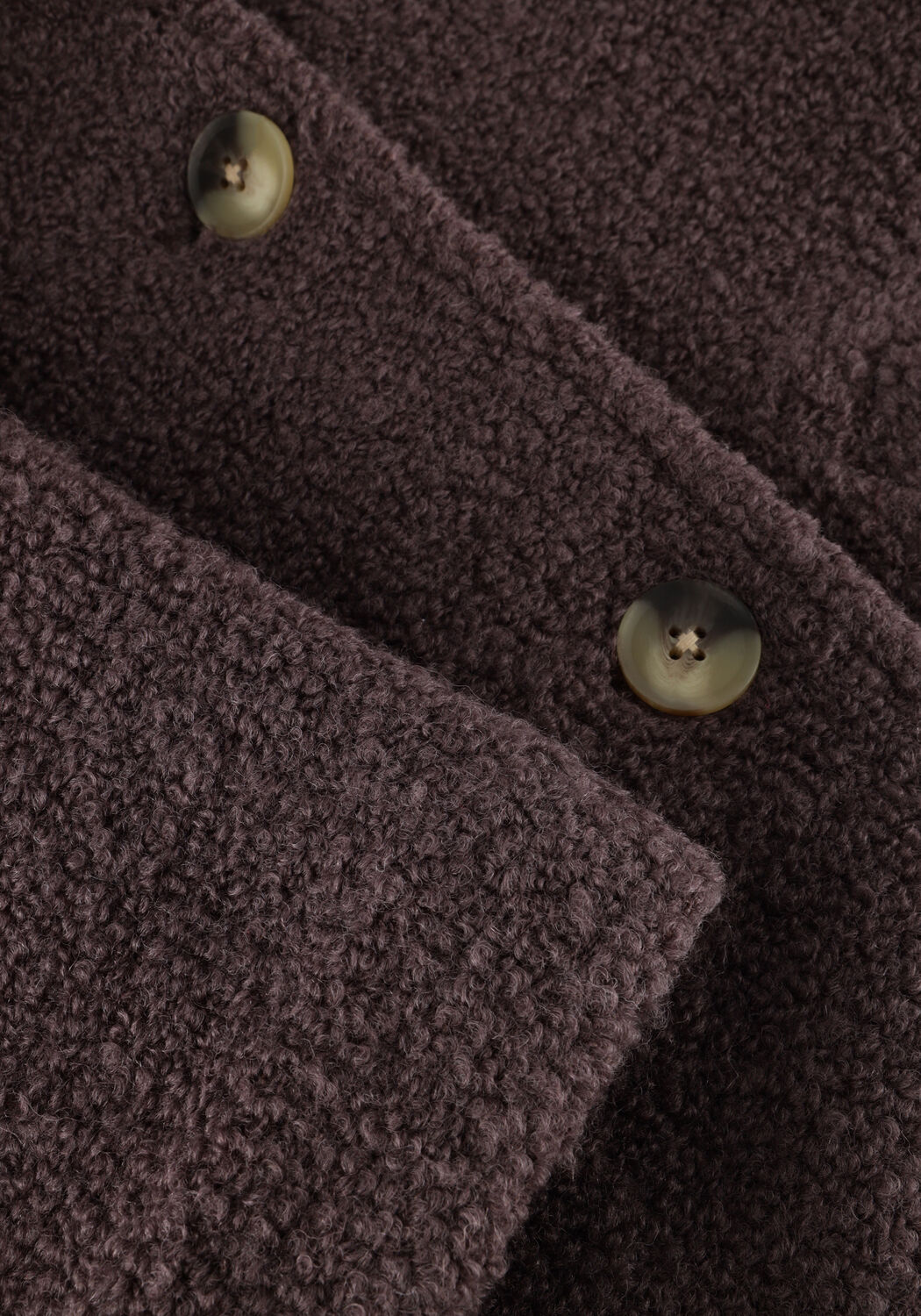 MODSTR&Ouml;M Manteau Teddy JUSTYMD SHORT JACKET en marron - large