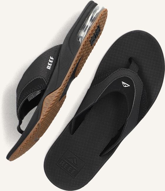 Zwarte REEF Slippers FANNING BOY Omoda - Main Image
