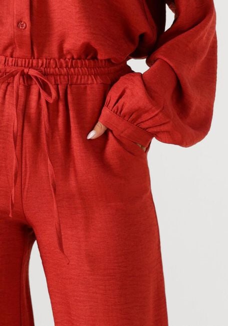 Rode YDENCE Wijde broek PANTS MARIELLE - large