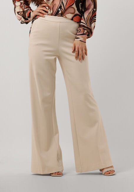 SUMMUM Pantalon large TROUSERS BOOT CUT PUNTO MILANO (4S2197) en blanc - large