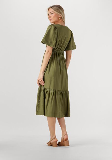 OBJECT Robe midi OBJCELINE 2/4 LO DRESS 138 en vert - large