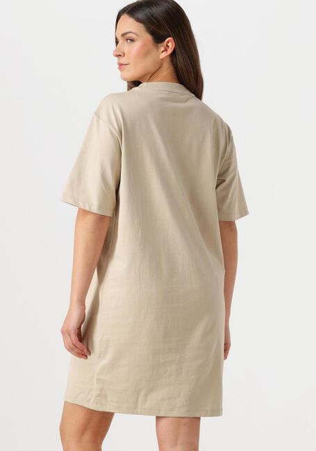 CALVIN KLEIN Mini robe PLACED INST TEE DRESS en beige - large