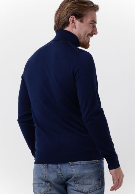 CALVIN KLEIN Col roulé MERINO TURTLE NECK Bleu foncé - large
