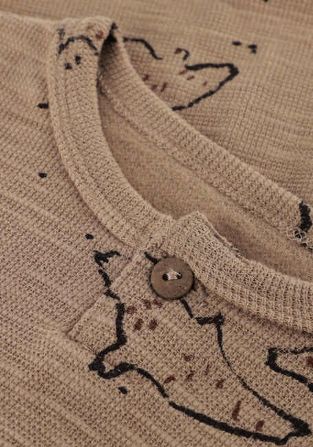 Beige PLAY UP T-shirt PRINTED RIB LS -TSHIRT B Beige PLAY UP T-shirt PRINTED RIB LS -TSHIRT B - large