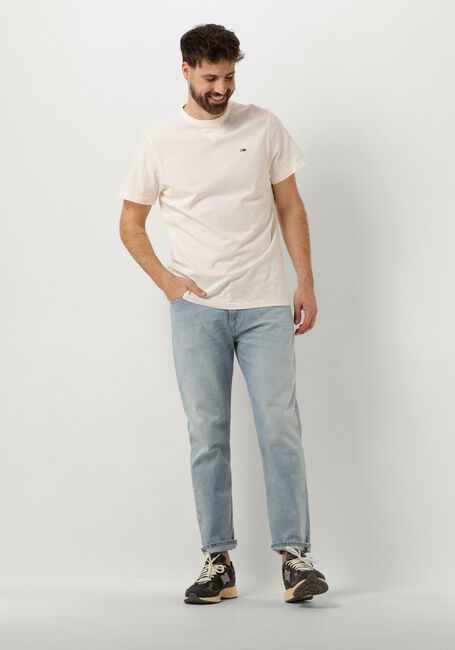 Witte TOMMY JEANS T-shirt TJM SLIM RIB DETAIL TEE Witte TOMMY JEANS T-shirt TJM SLIM RIB DETAIL TEE - large