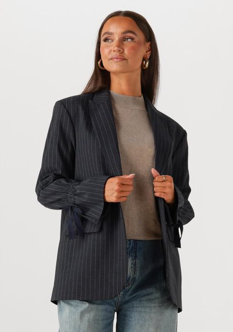 Zwarte SUMMUM Blazer BLAZER BOYFRIEND PINSTRIPE - large