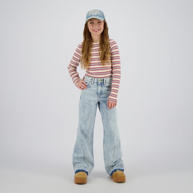 VINGINO Wide jeans CASSIE SEAM Bleu clair - large