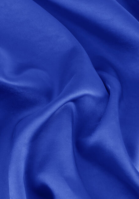 Blauwe COLOURFUL REBEL Mini jurk DORIN UNI SATIN MINI WRAP DRESS - large