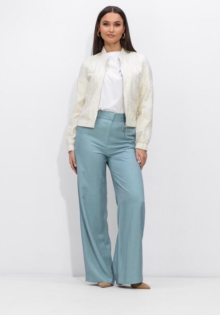 Gebroken wit JANSEN AMSTERDAM Jack SHANTI JASJE PE 275 BOMBER LONG SLEEVE EMBROIDERY - large